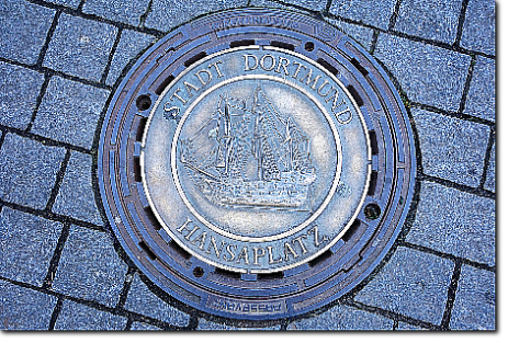 Zugang zum Hauptabwasser für die Rohrreinigung Rohrreinigung Kanaldeckel